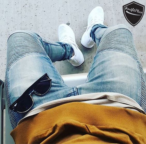 Macho Moda Blog de Moda Masculina Cal a Biker Jeans voc usaria